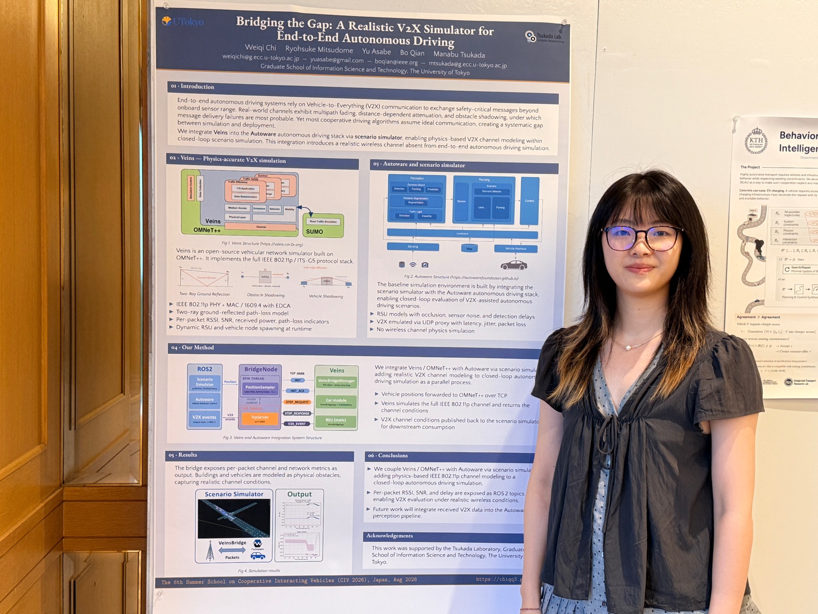 Presenting my poster at CIV 2026