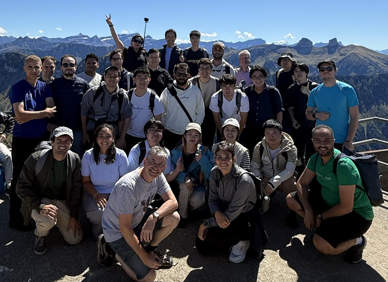 Hiking in the Rochers de Naye
