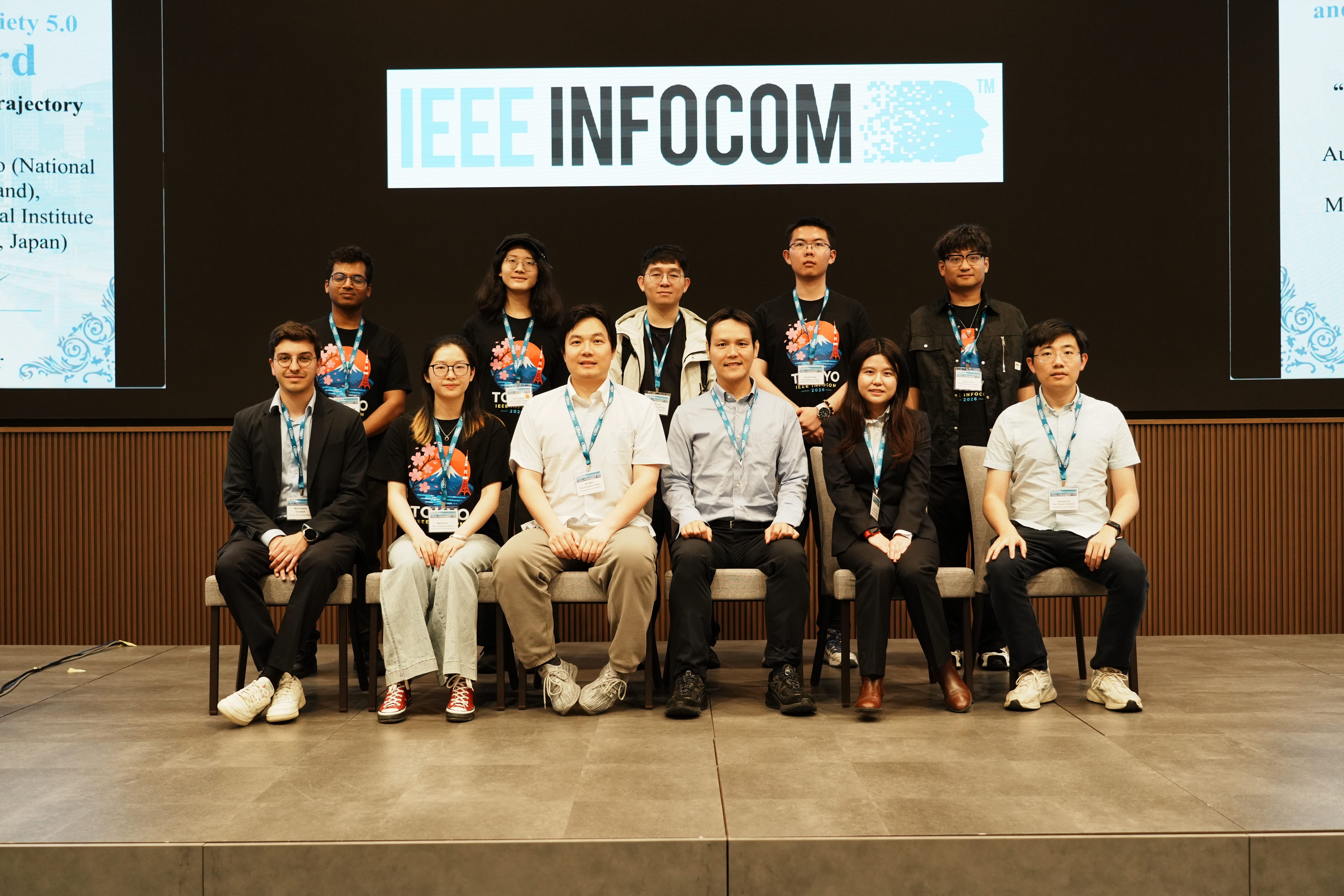 T-lab members at INFOCOM 2026