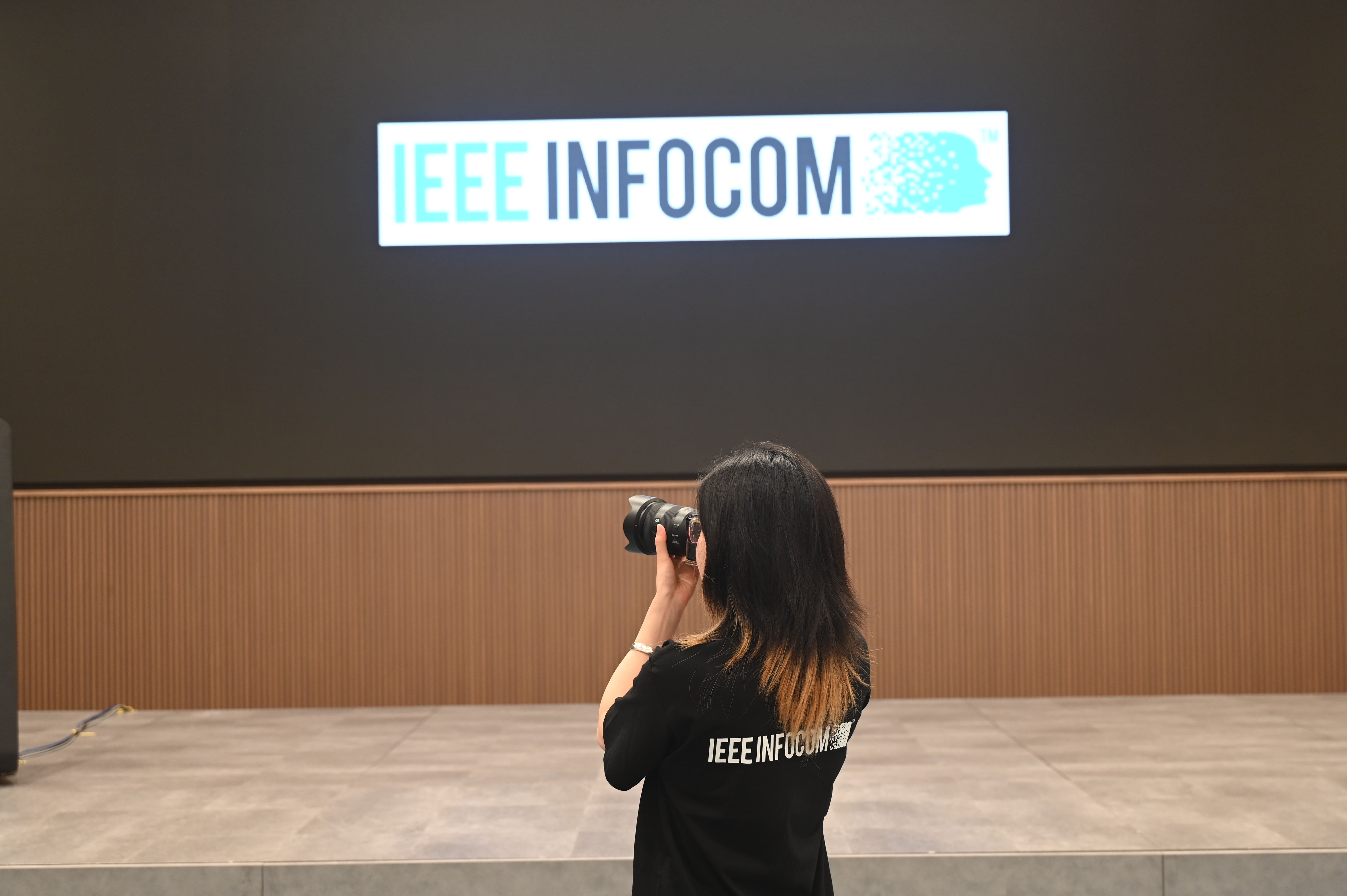 Me as cameraman at the main venue